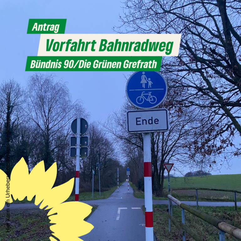 Vorfahrt Bahnradweg